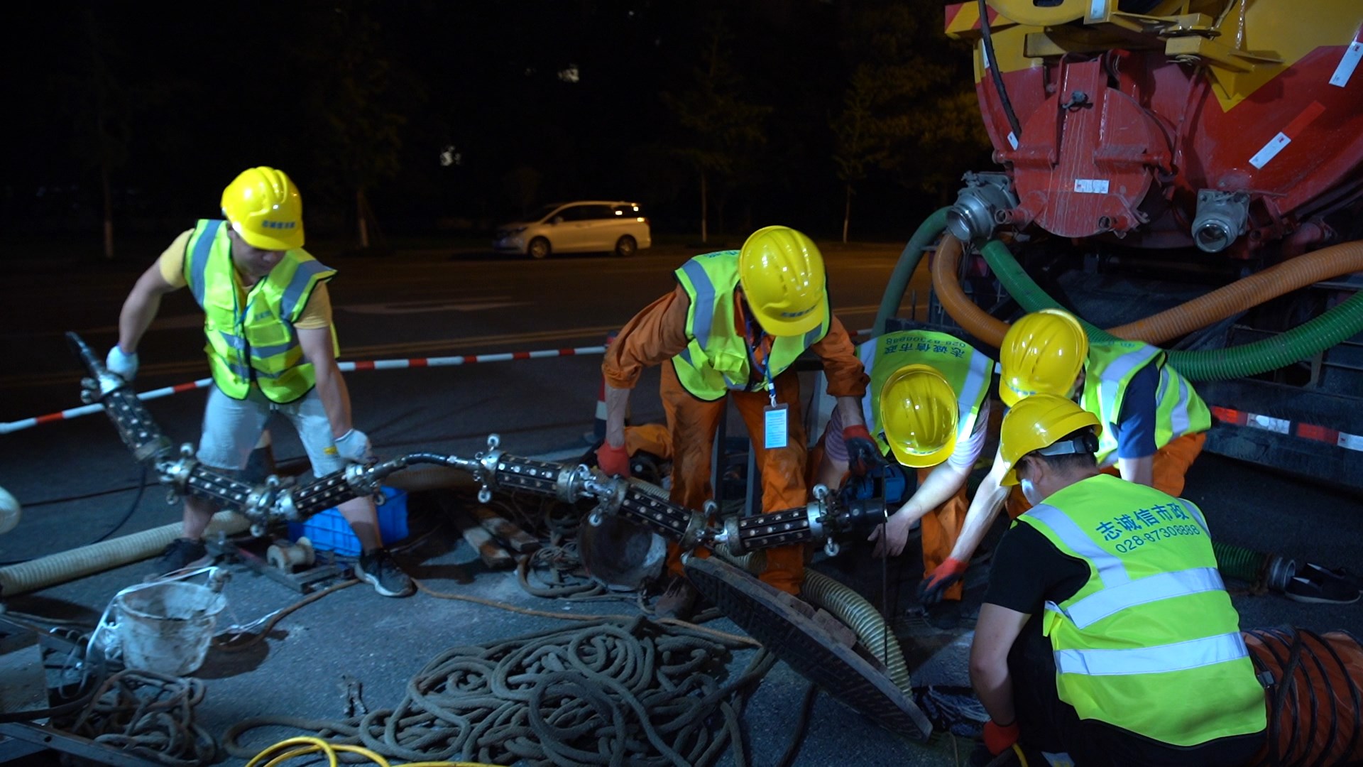 白茅湖农场紫外光固化修复